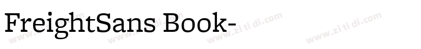 FreightSans Book字体转换